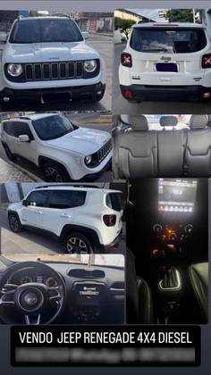 JEEP RENEGADE 2.0 16V TURBO DIESEL LONGITUDE 4P 4X4 AUTOMÁTICO JEEP RENEGADE 2.0 16V TURBO DIESEL LONGITUDE 4P 4X4 AUTOMÁTICO
